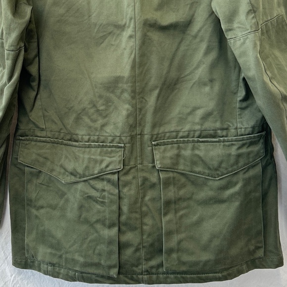 Swedish military jacket with decorated lapels, embossed buttons, multi-pockets. - Picture 4 of 8